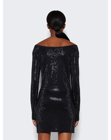 Alexander Wang | Women | Clear Bead Hotfix Mini Dress | Black