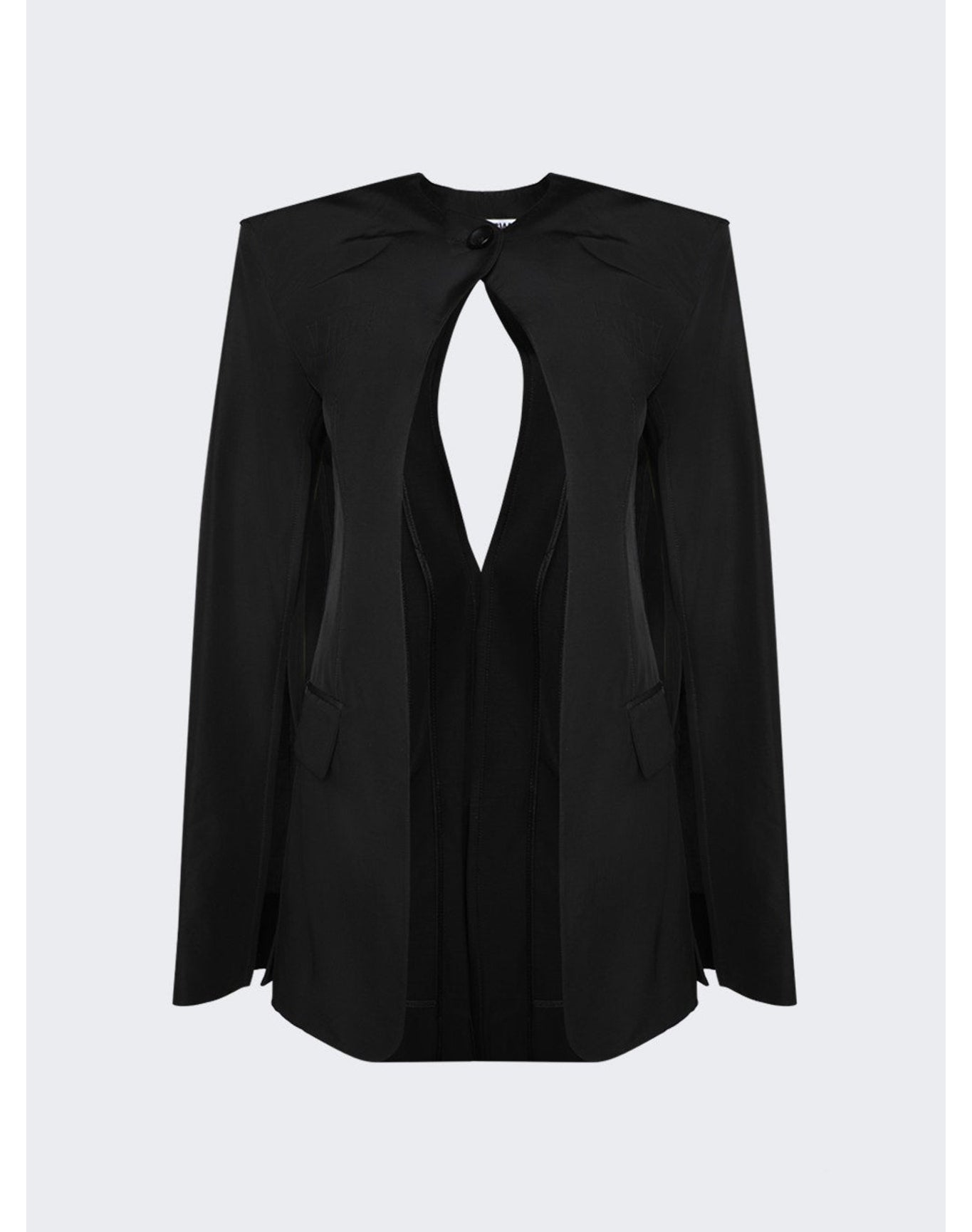 Alexander Wang | Women | Collarless Jacket With Slits | Black