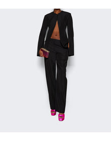Alexander Wang | Women | Collarless Jacket With Slits | Black