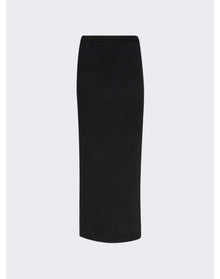 Alexander Wang | Women | Embossed Logo Maxi Skirt | Black