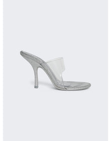 Alexander Wang | Women | Nudie 105 Glitter Sandal | Silver