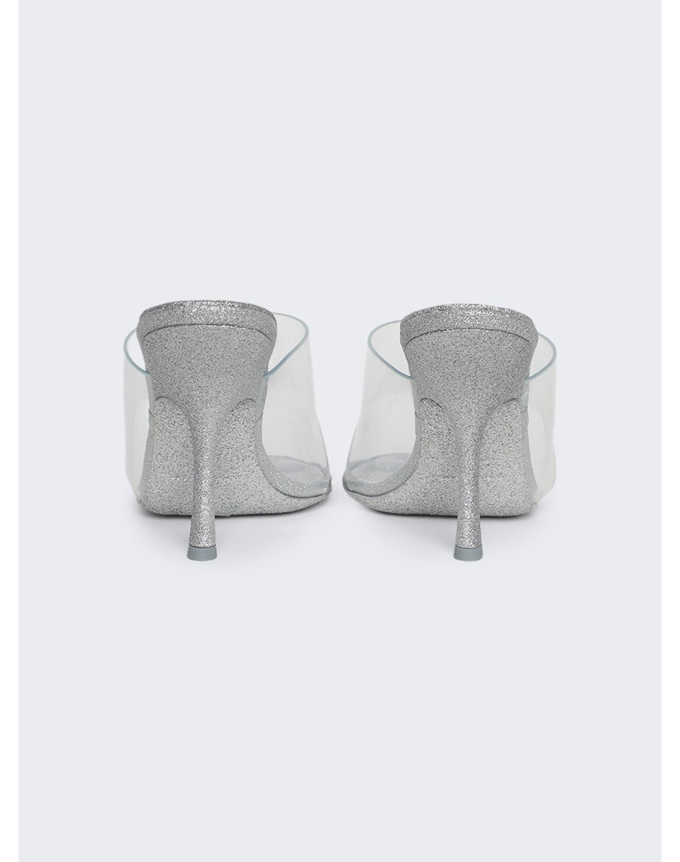 Alexander Wang | Women | Nudie 105 Glitter Sandal | Silver