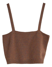 Alexandra Golovanoff | Women | Bracach Cashmere Top | Brown