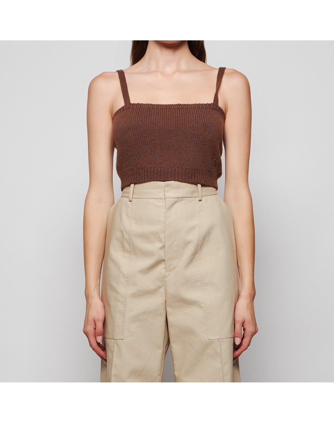 Alexandra Golovanoff | Women | Bracach Cashmere Top | Brown