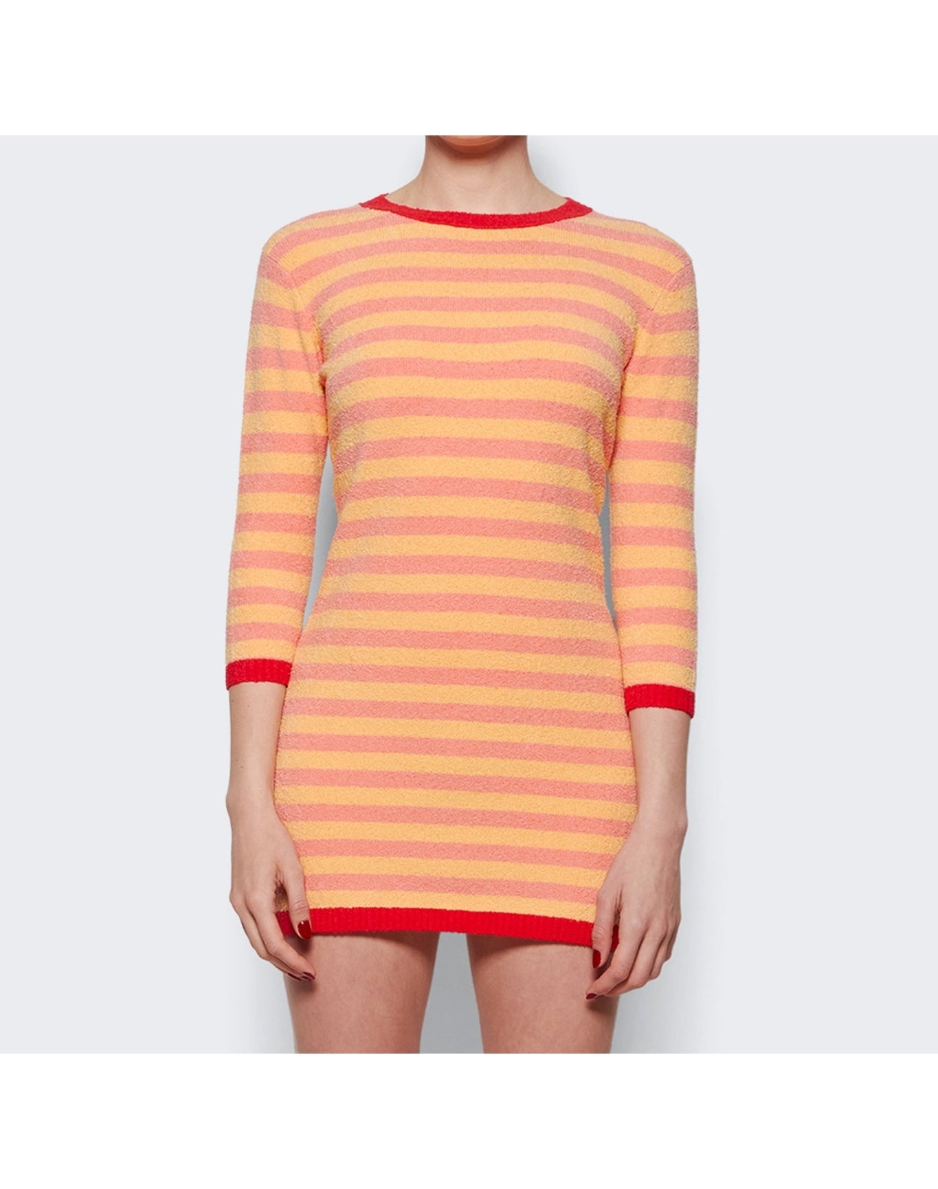 Alexandra Golovanoff | Women | Cam Striped Dress | Orange Pivoine