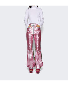 Amina Muaddi | Women | Dalida Glass Sandal | Lotus Pink
