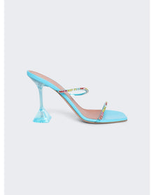 Amina Muaddi | Women | Gilda Glass Slipper | Sky