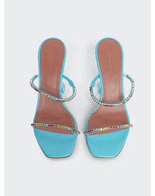 Amina Muaddi | Women | Gilda Glass Slipper | Sky