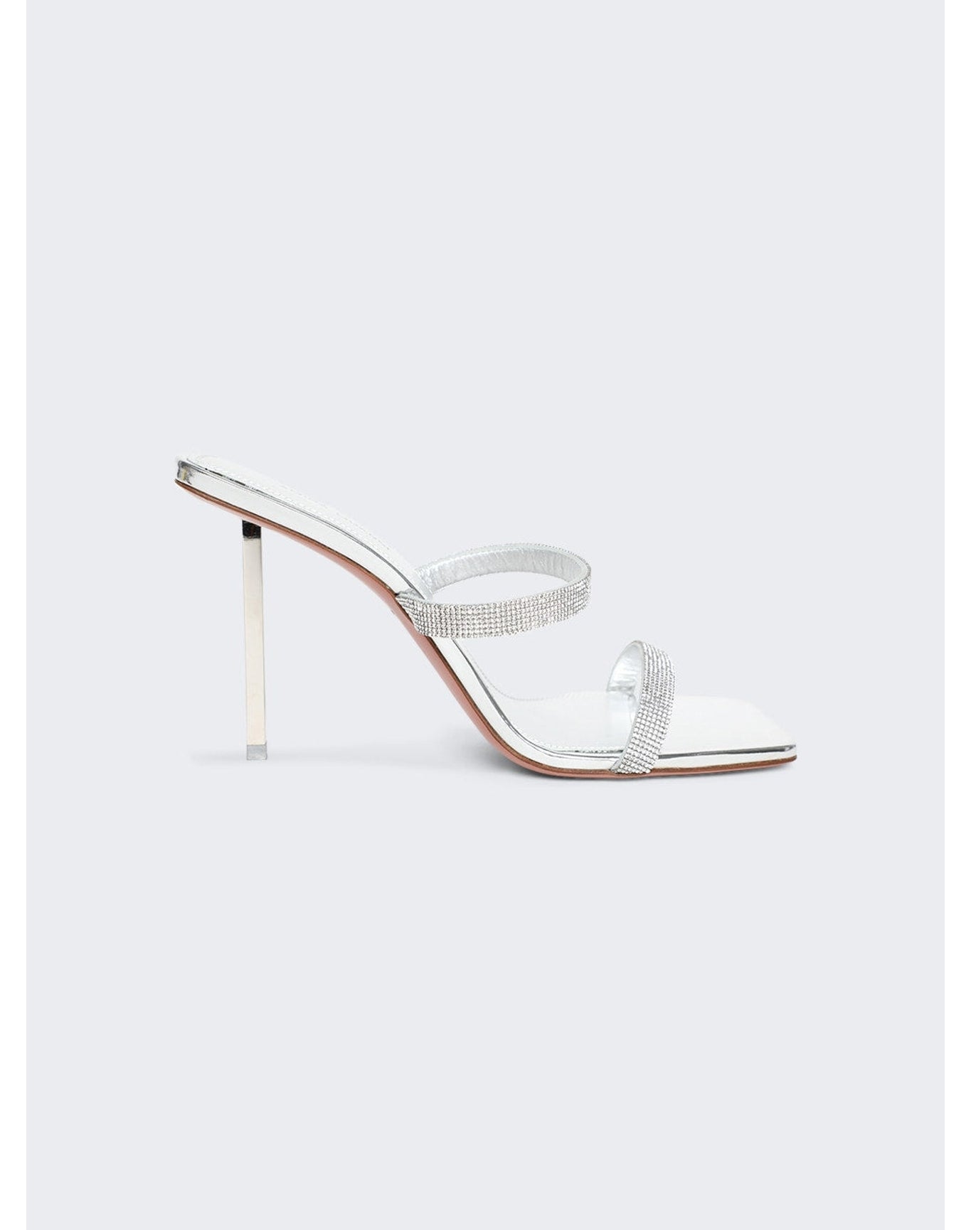 Amina Muaddi | Women | Rih Slipper | Silver