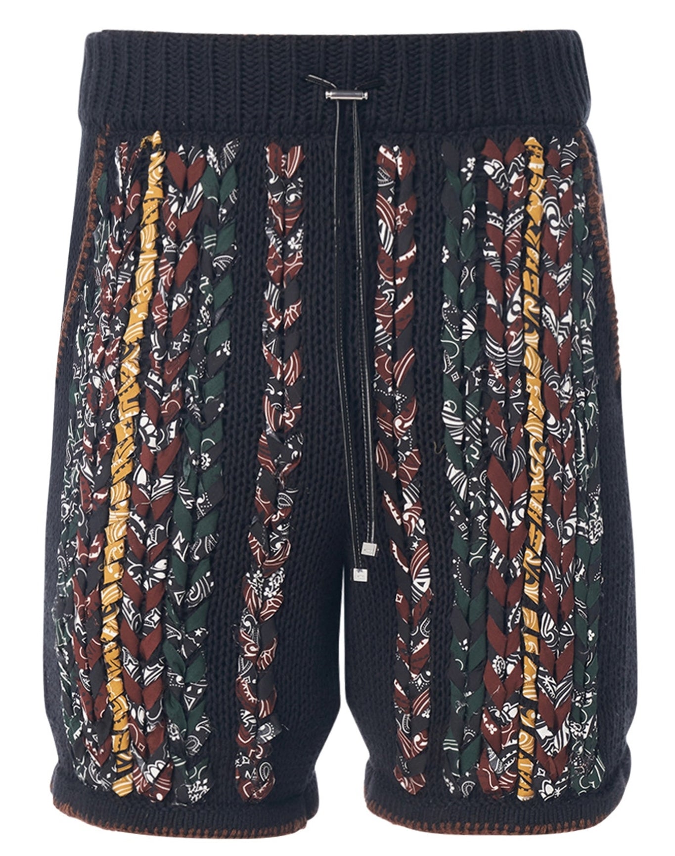Amiri | Men | Braided Bandana Shorts | Black