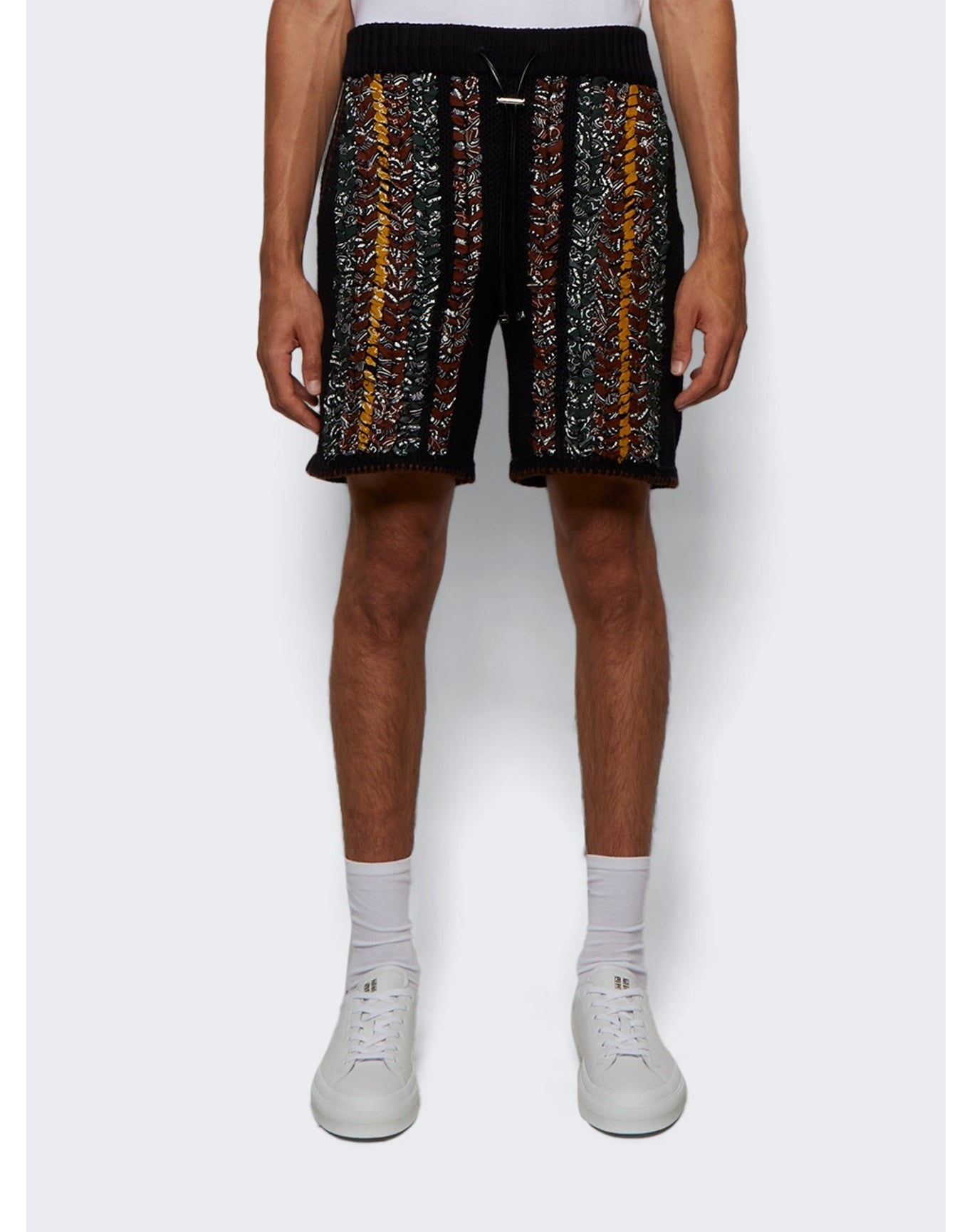 Amiri | Men | Braided Bandana Shorts | Black