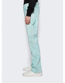 Amiri | Men | Jacquard Carpenter Jean | Aqua