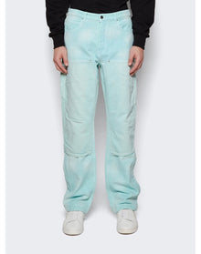 Amiri | Men | Jacquard Carpenter Jean | Aqua