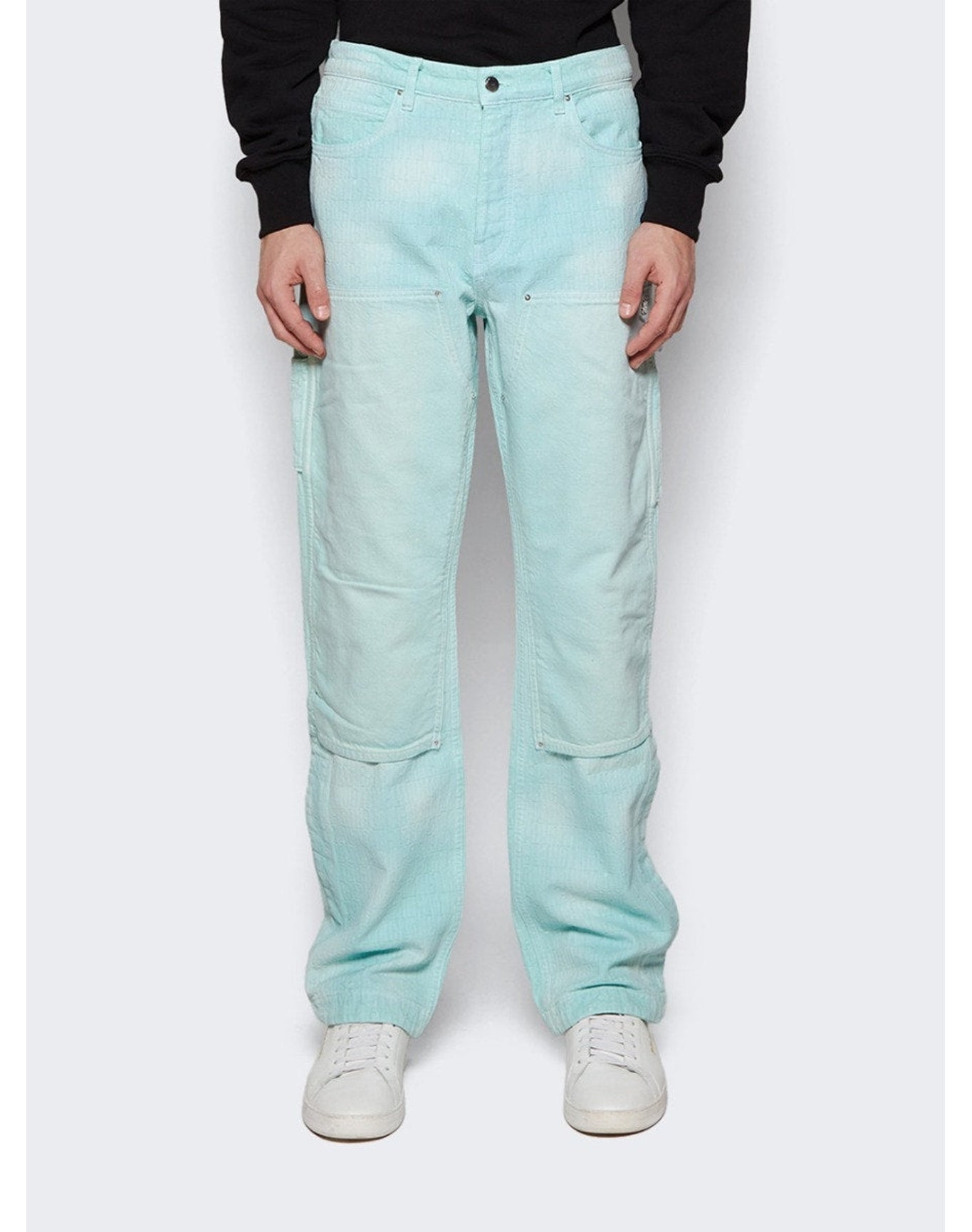 Amiri | Men | Jacquard Carpenter Jean | Aqua