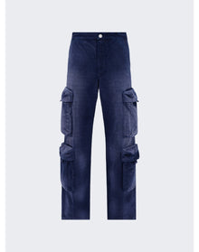 Amiri | Men | Jacquard Utility Pants | Blue