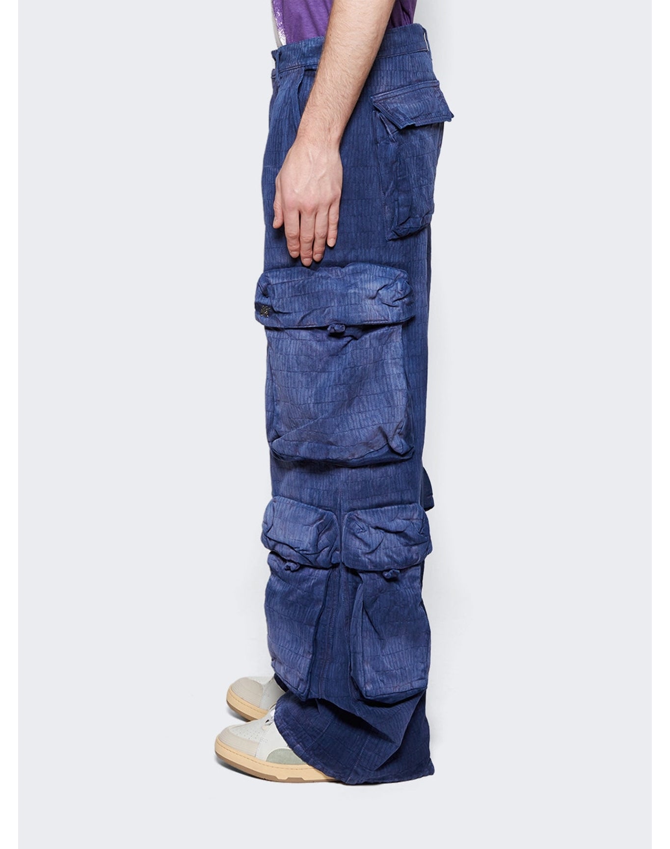 Amiri | Men | Jacquard Utility Pants | Blue