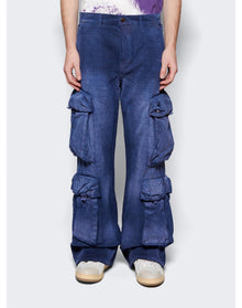 Amiri | Men | Jacquard Utility Pants | Blue
