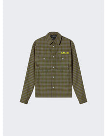 Amiri | Men | Logo Overshirt | Sage Green