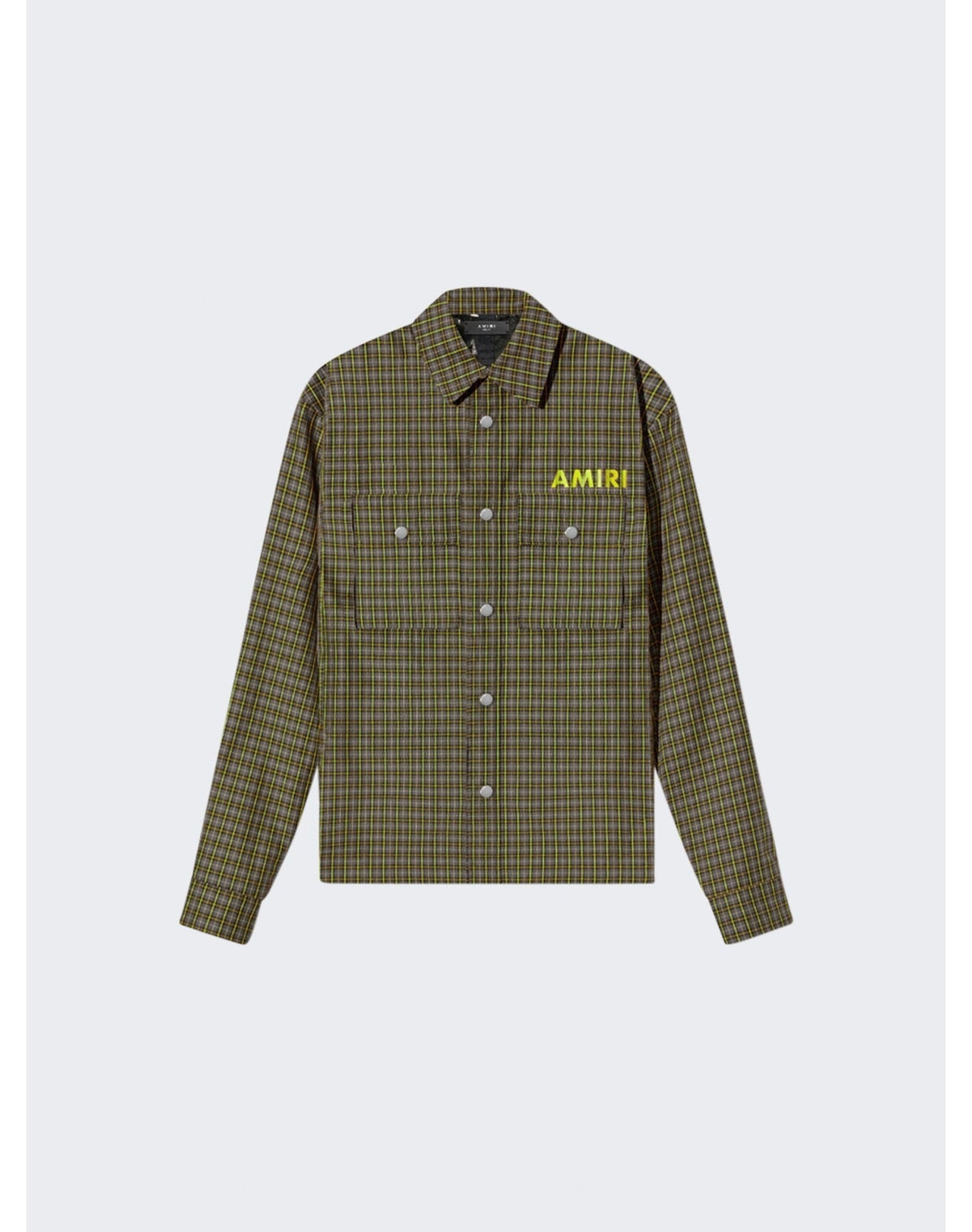 Amiri | Men | Logo Overshirt | Sage Green