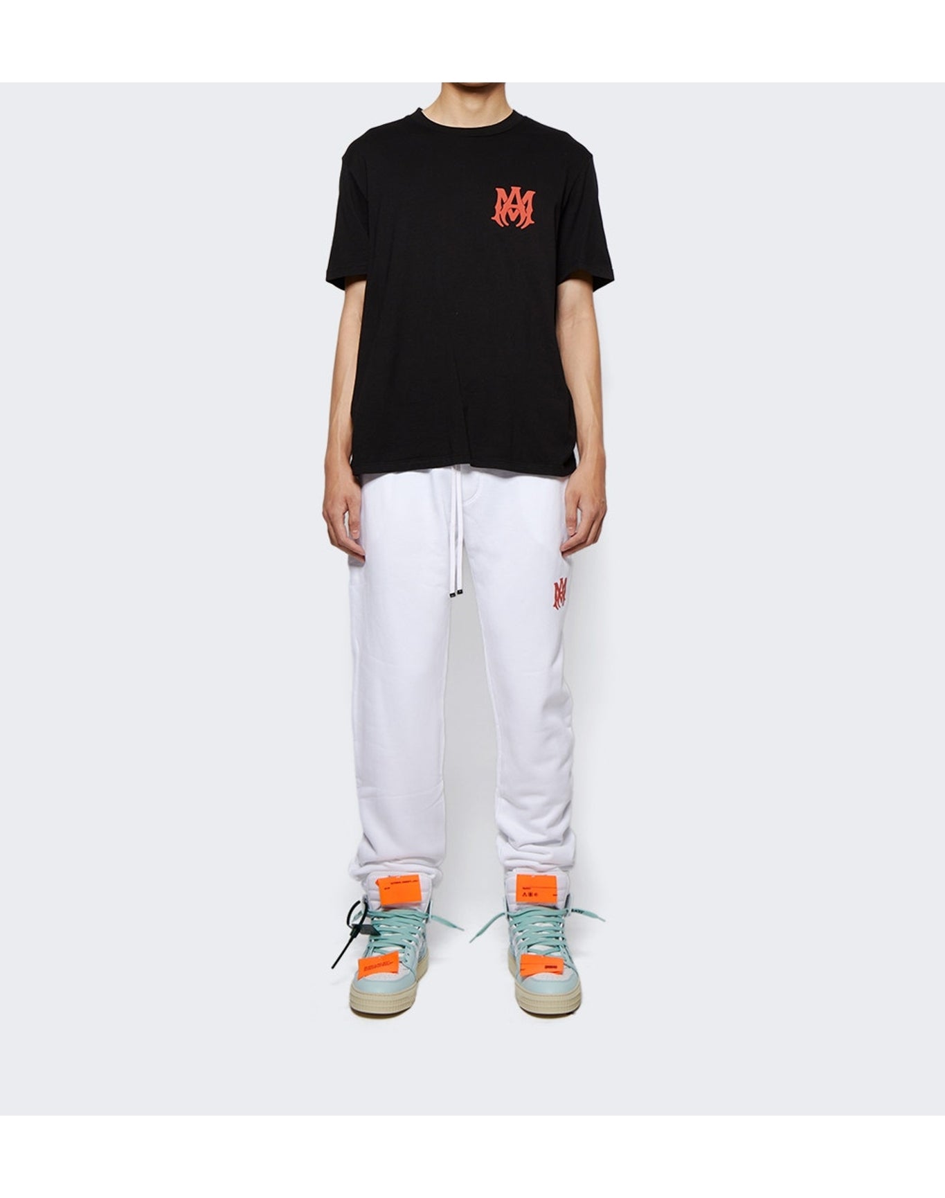 Amiri | Men | Ma Logo Sweatpants | White x Red