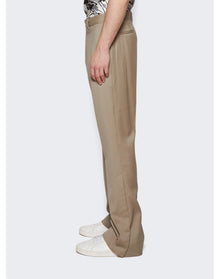 Amiri | Men | Wool Kick Flare Pant | Khaki
