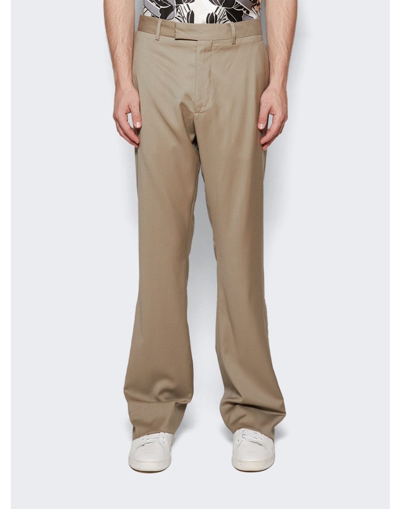 Amiri | Men | Wool Kick Flare Pant | Khaki
