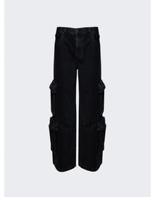 Amiri | Women | Baggy Cargo Jean | River Indigo