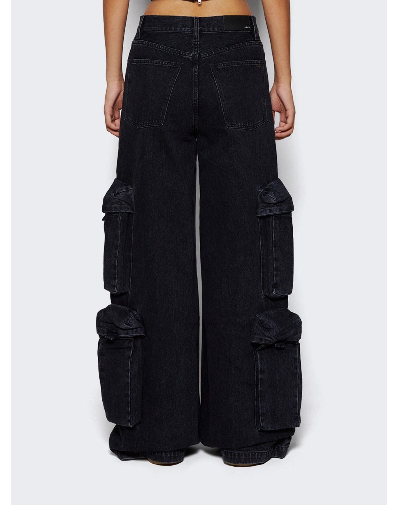 Amiri | Women | Baggy Cargo Jean | River Indigo