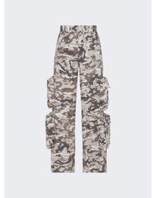 Amiri | Women | Camouflage Print Baggy Cargo Pants | Green