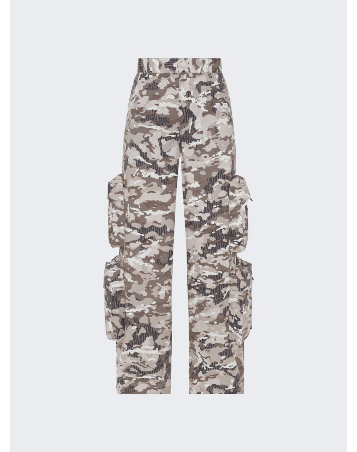 Amiri | Women | Camouflage Print Baggy Cargo Pants | Green