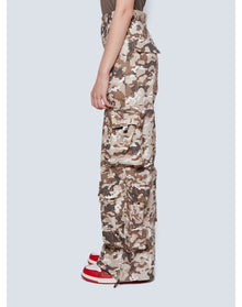 Amiri | Women | Camouflage Print Baggy Cargo Pants | Green