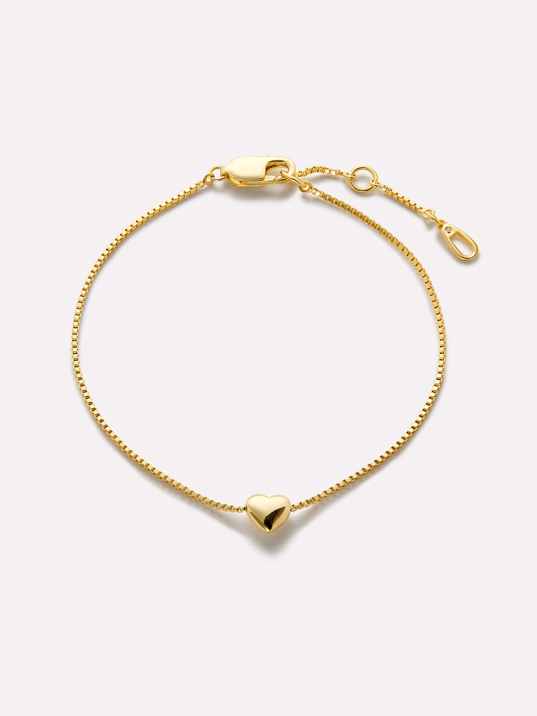 Lana Heart Bracelet WHSL | 14K Gold on Sterling Silver
