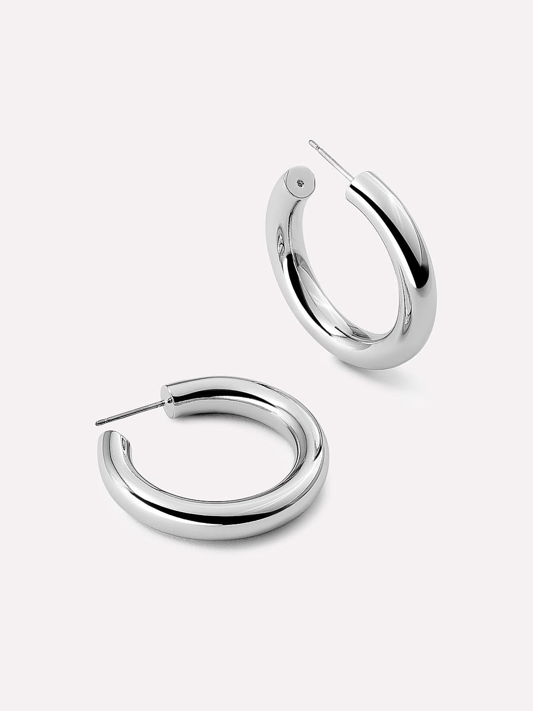 Tia Small Hoop Earrings | Sterling Silver