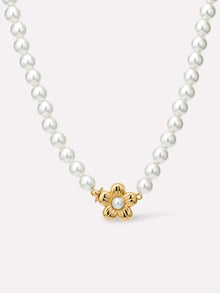 Julie Cho Choker Necklace | 14K Gold on Brass | Mother of Pearls