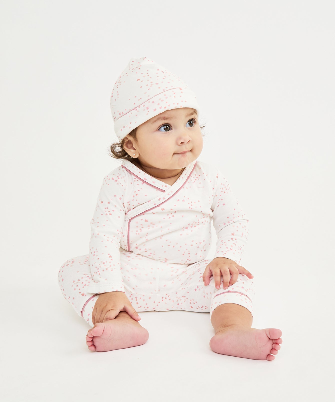 Girls | Andy Baby Legging | Pink/White