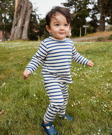 Kids Unisex | Andy Baby Legging | Blue/Neutral