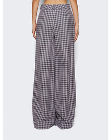 Area | Women | Crystal Button Wide Leg Trousers | Lilac