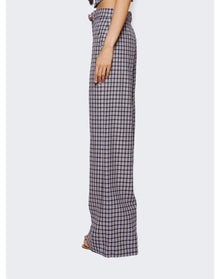Area | Women | Crystal Button Wide Leg Trousers | Lilac