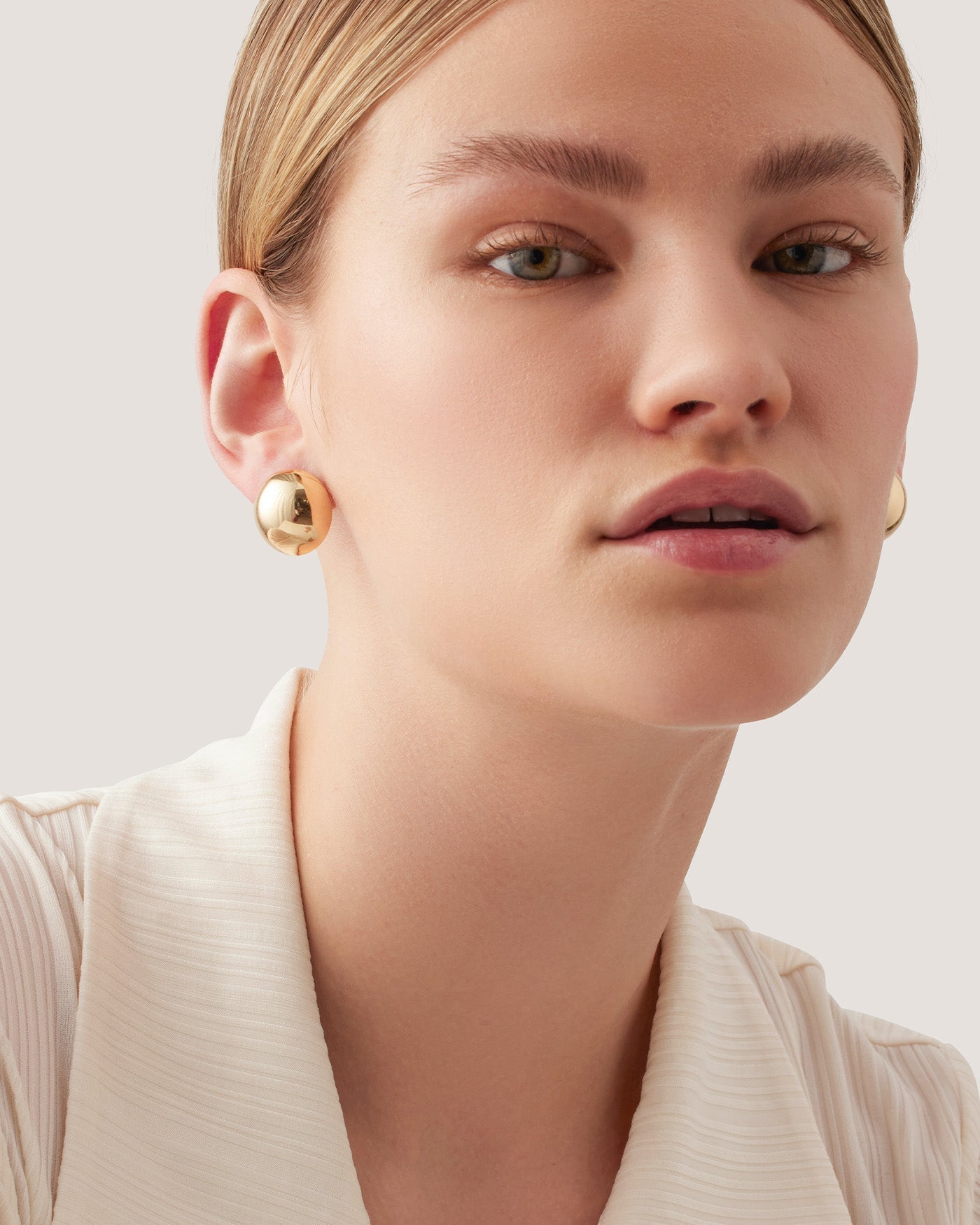Aurora Earrings | Gold Tone Dipped Brass