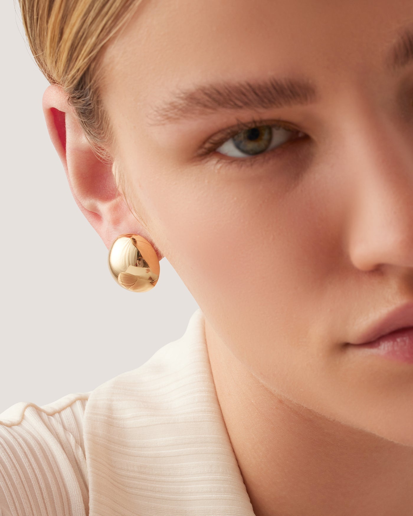 Aurora Earrings | Gold Tone Dipped Brass