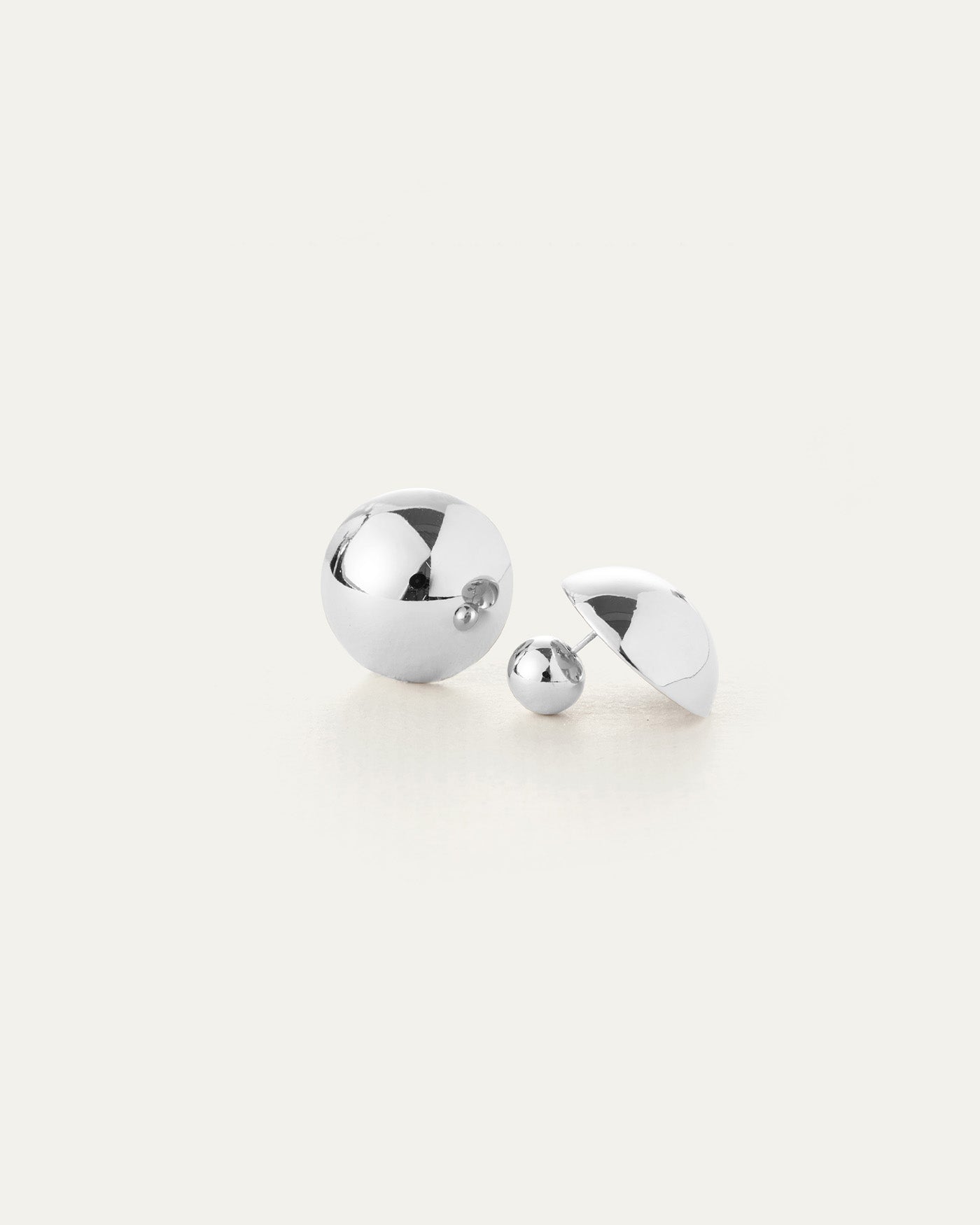 Aurora Earrings | Silver Dipped Brass