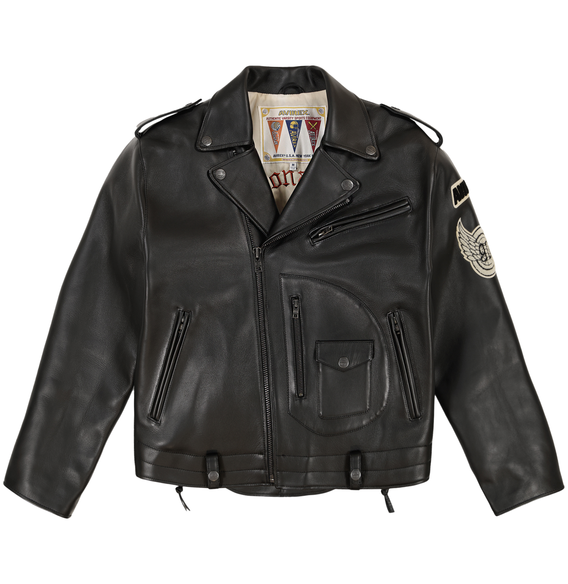 Usa Tour Motorcycle Jacket | Black