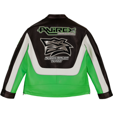 Lone Wolf Racer Jacket | Lime Green