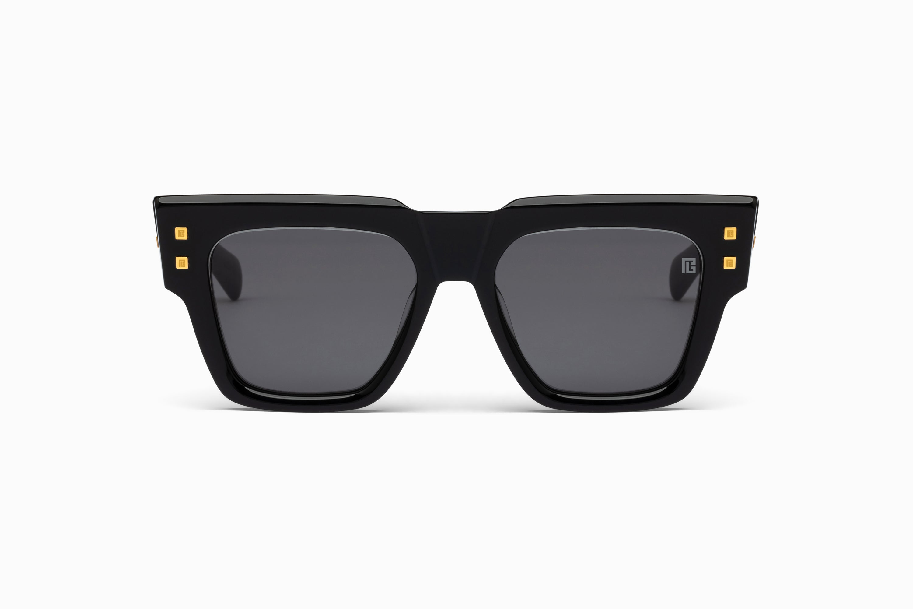 Unisex | B - Army Sunglass | Black - Gold | Dark Grey
