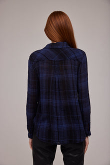 Classic Button Down | Admiral Blue Plaid