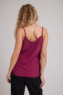 Frayed Cami | Dark Magenta