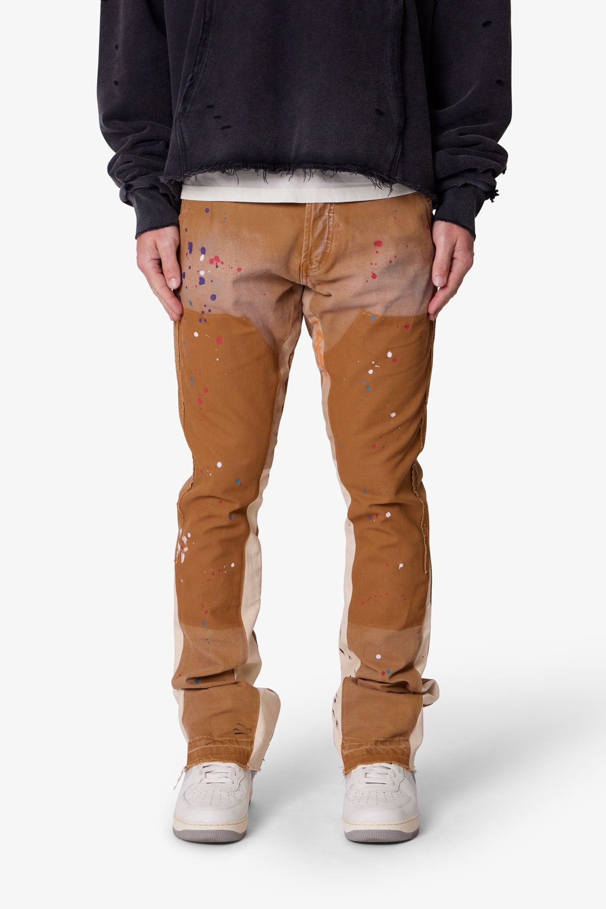 B243 Flare Denim | Brown