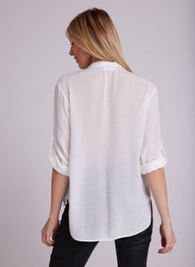 Capri Button Down | Winter White