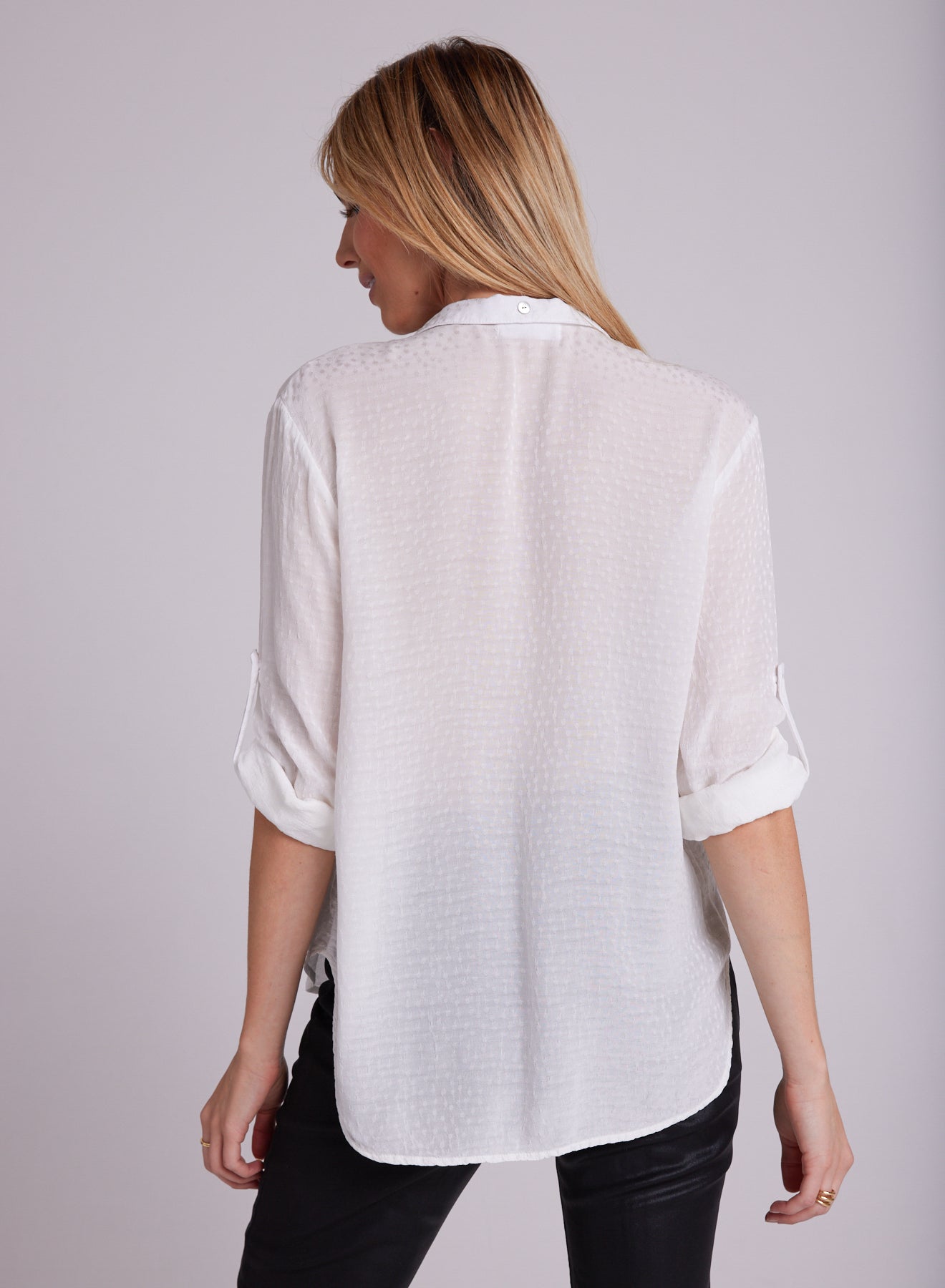 Capri Button Down | Winter White