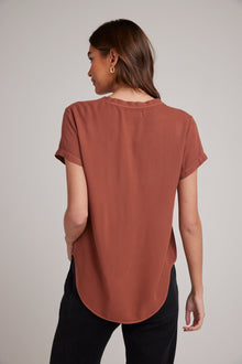 V-Neck Tee | Autumn Amber